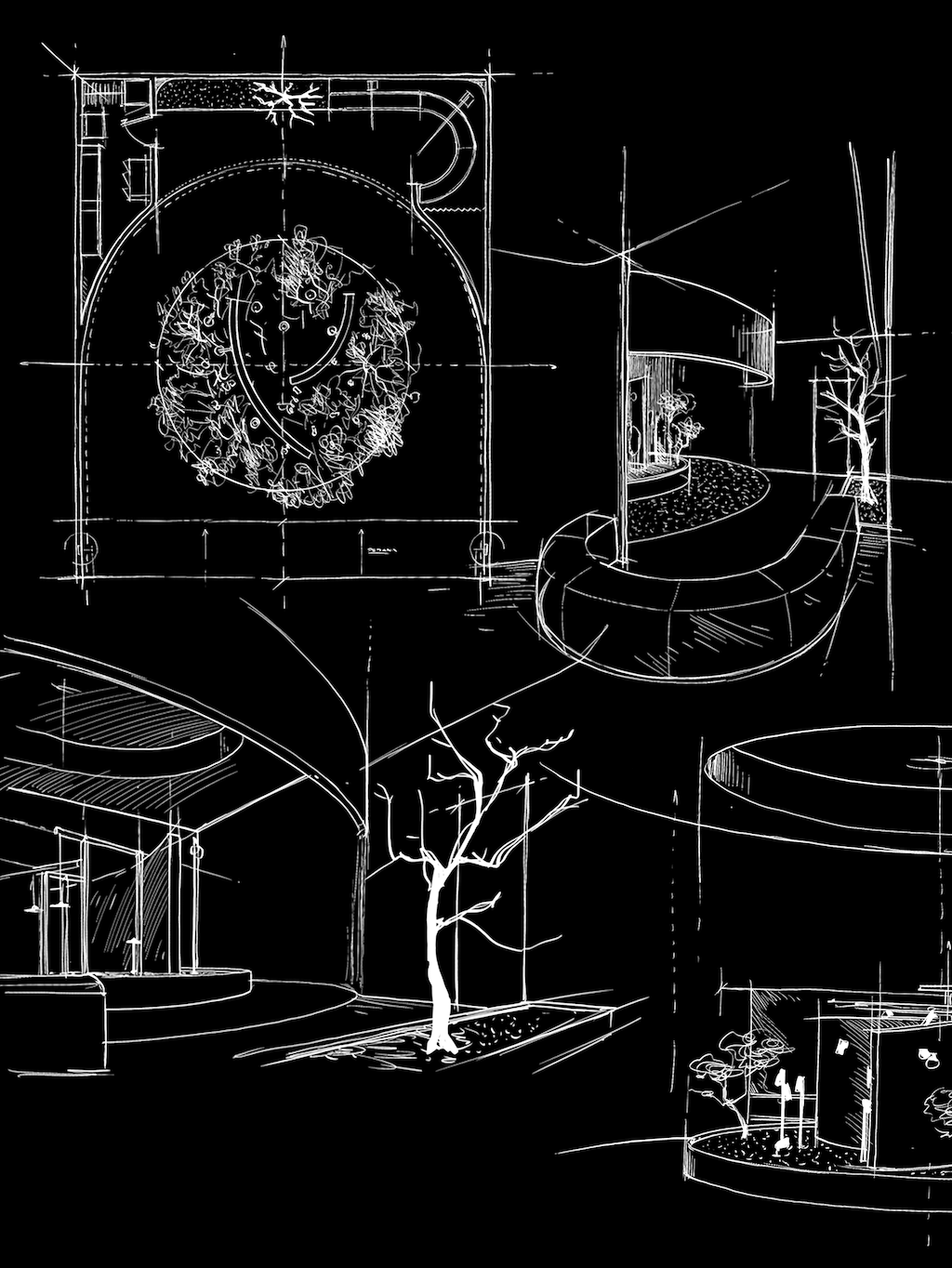 Euroluce Future Garden sketch